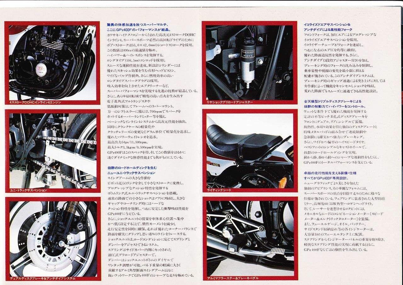 Kawasaki GPZ400F Naked